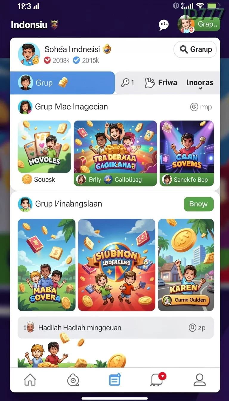 Cuplikan layar CATOTO — pengaturan akun
