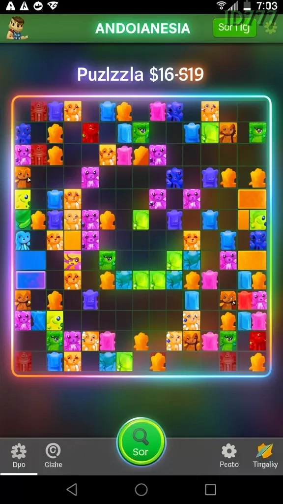 Cuplikan layar RPIDN77 — menu navigasi
